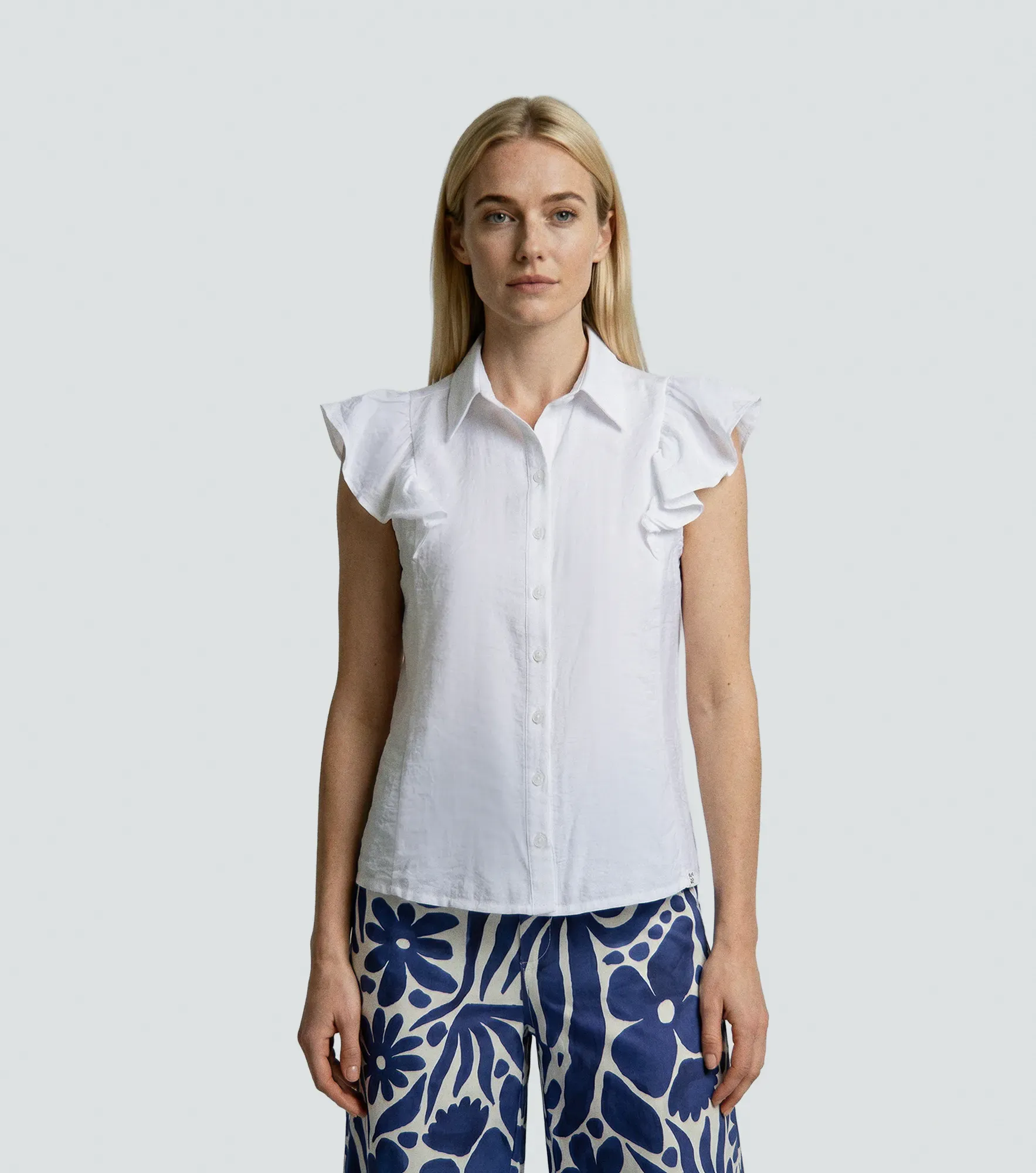 Blusa Manga Corta Con Golas Derek 835959 BL