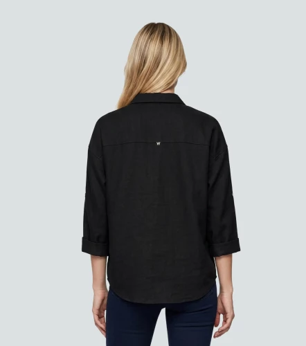 Blusa Para Mujer Manga Larga Unicolor DerekNG