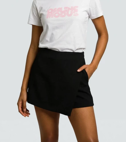 Brenda Falda Short Con Bolsillos En Posterior UnserNG