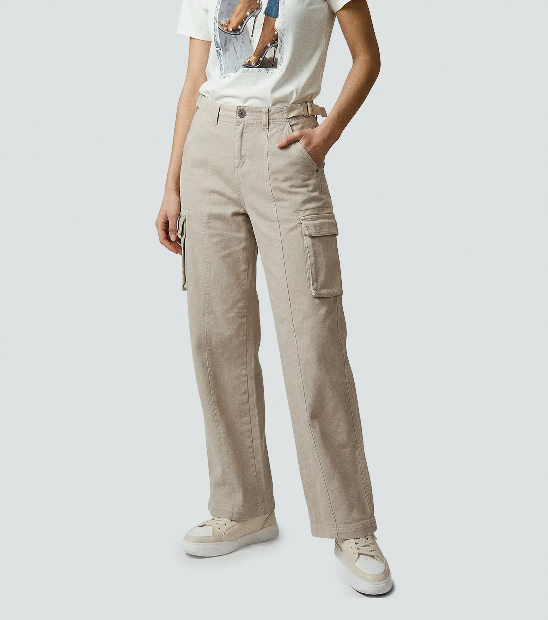 Bria Wideleg Cargo Femenino Groggy 836500 AR
