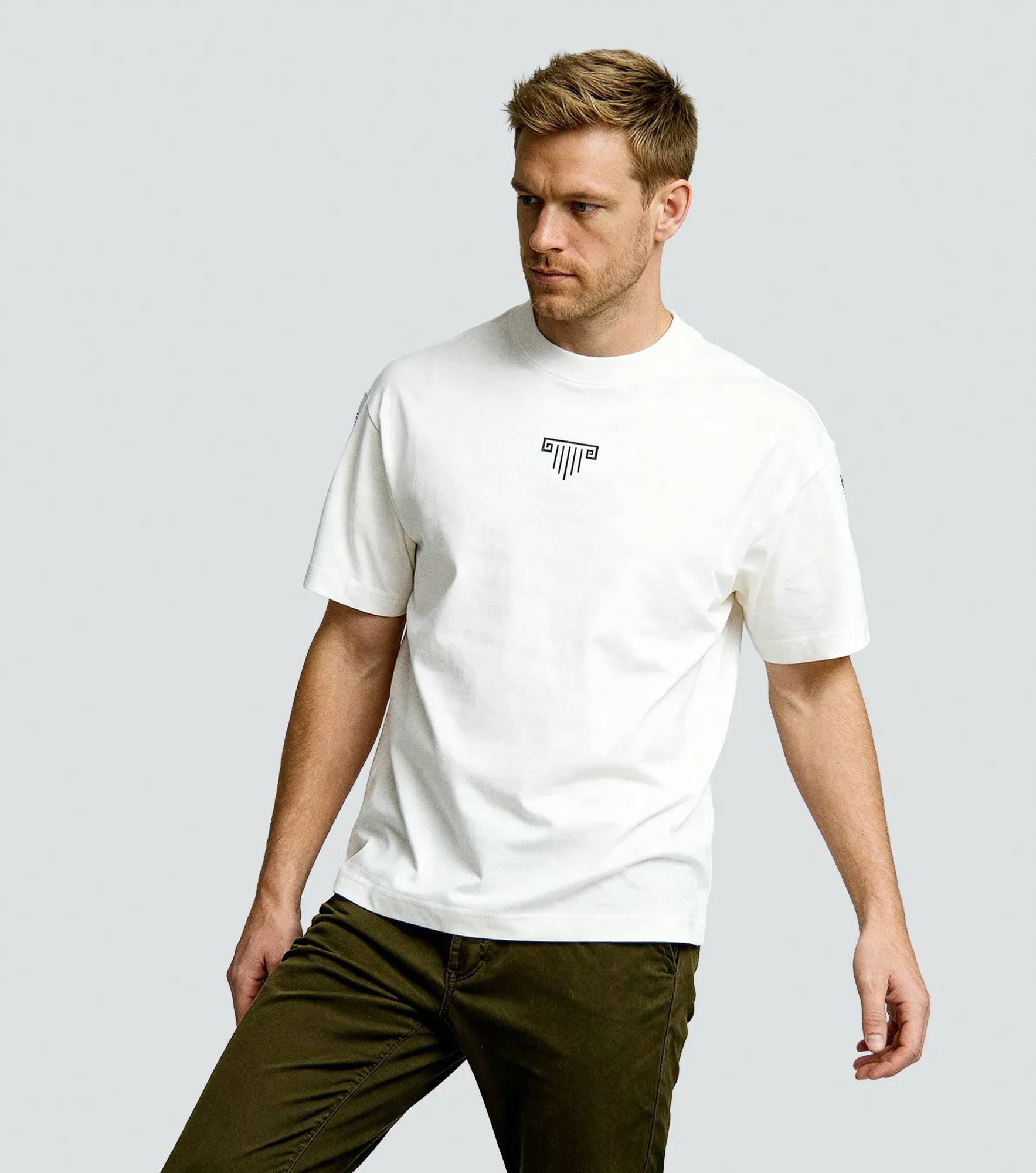 Camiseta Art Dist Script Ivory T Shirt 132601 CR