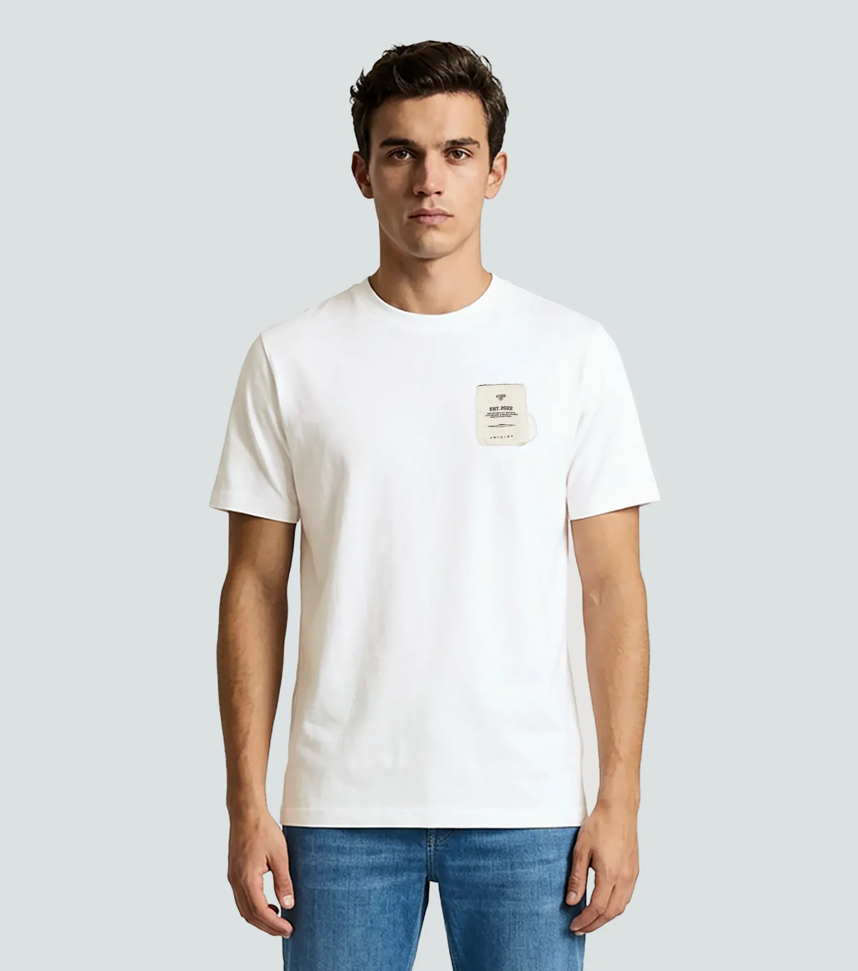 Camiseta Art Dist Unusual Ivory T Shirt 132644 CR