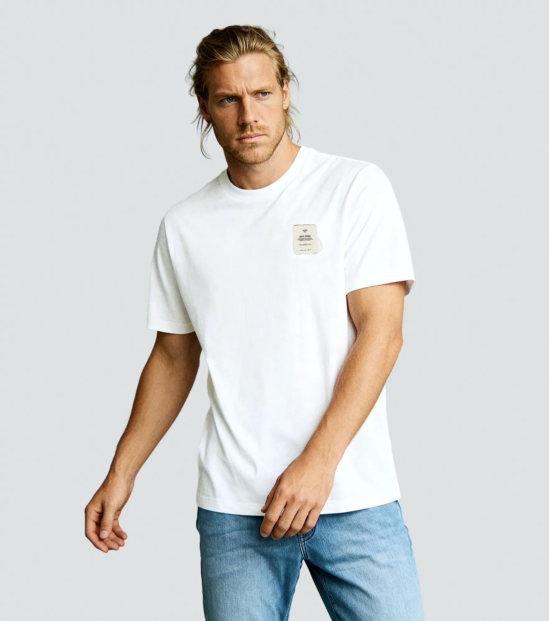 Camiseta Art Dist Unusual Ivory T Shirt 132644 CR