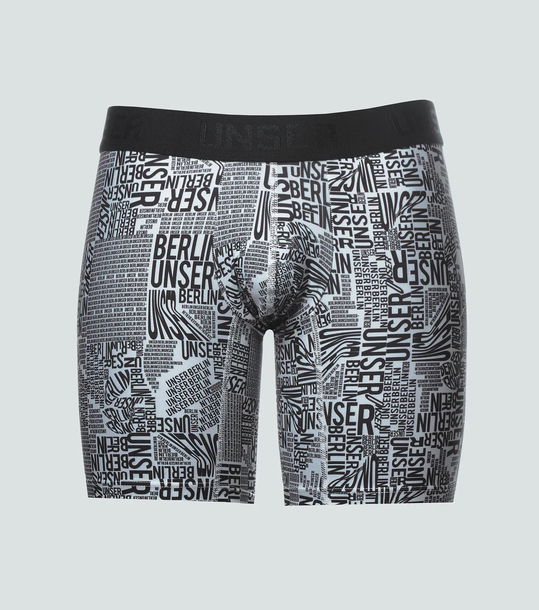 Carlos Boxer Microfibra Estampado De Letras Unser 837507 BL
