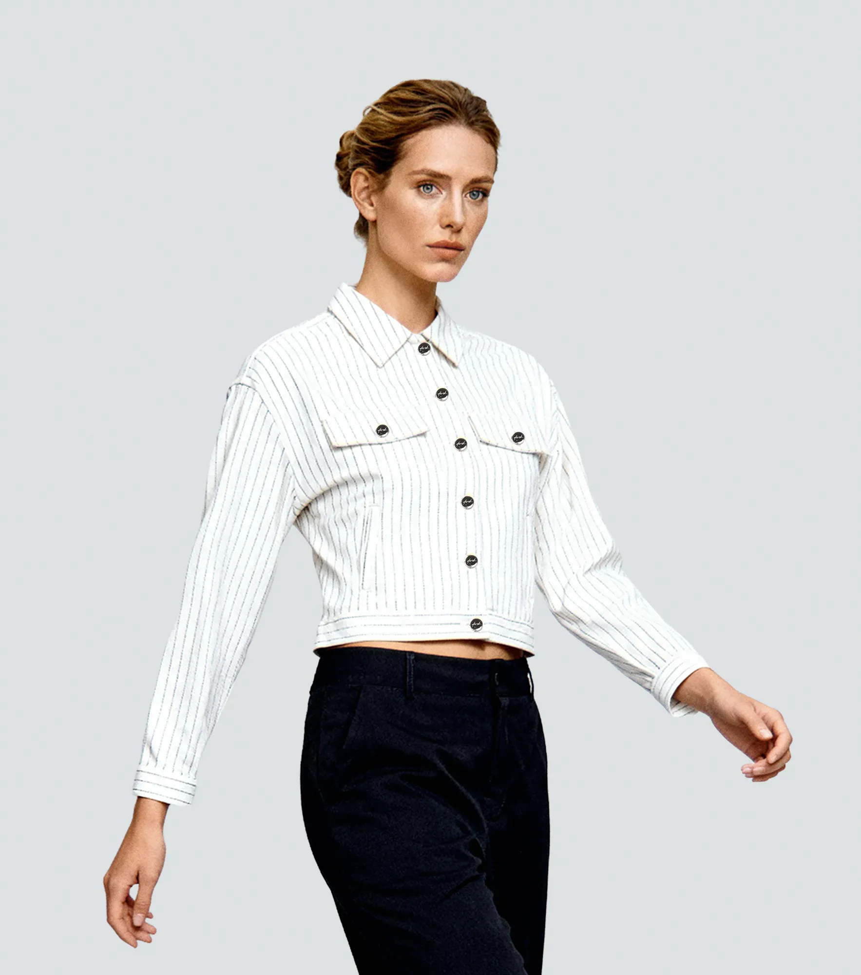 Chaqueta En Indigo Para Mujer Rebecca Derek 834832 AR