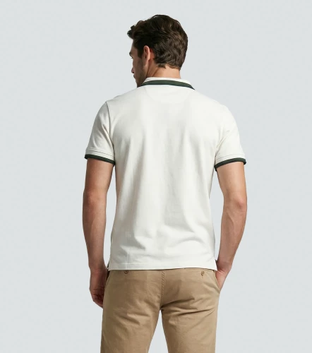 Comfort Yesid Polo Para Hombre Unicolor Manga Corta UnserAR