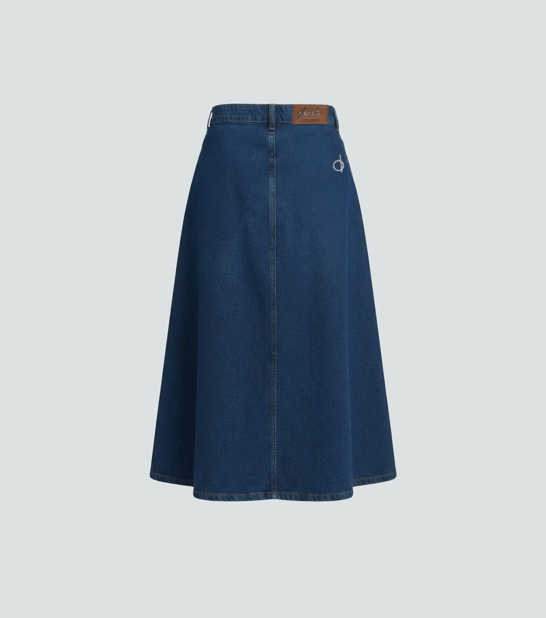 Falda En Indigo Acampanada Salome Derek 835832 AZ