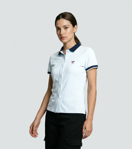 Genova Polo Slim Fit Femenino GasBL