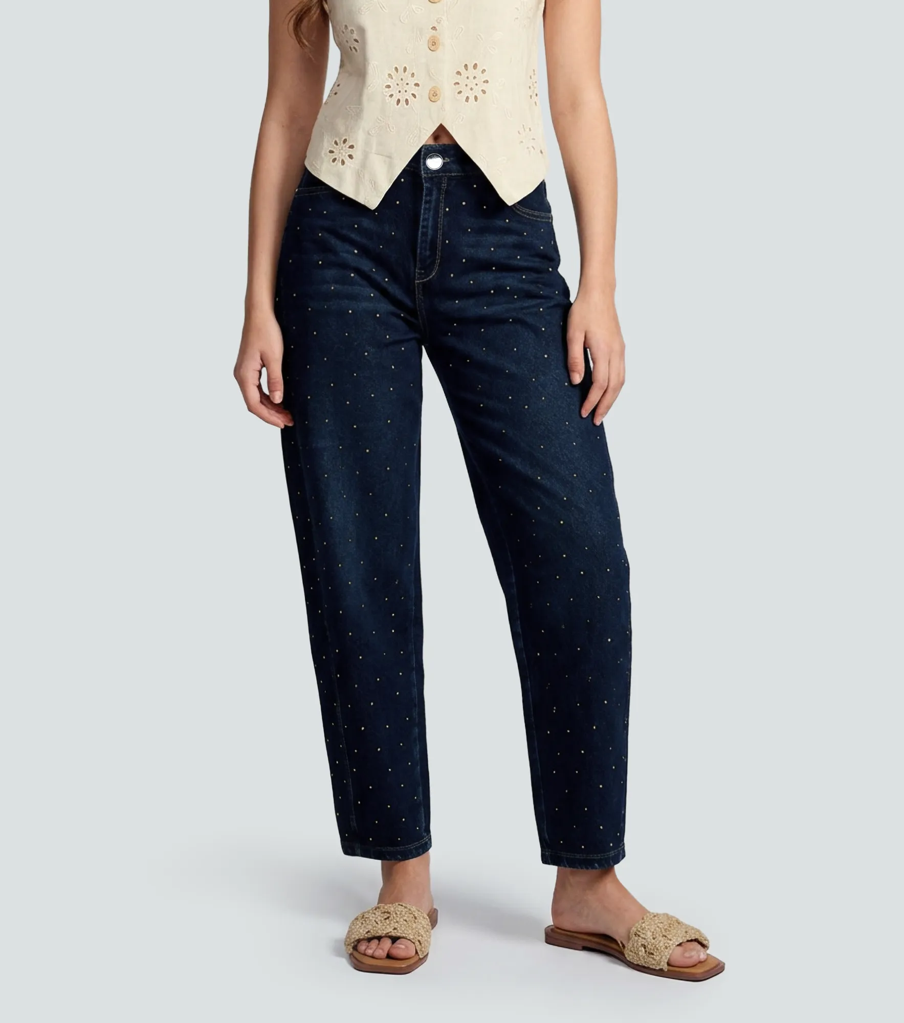 Jean Para Mujer Praga Candy Con Brillos Derek 836292 AZ