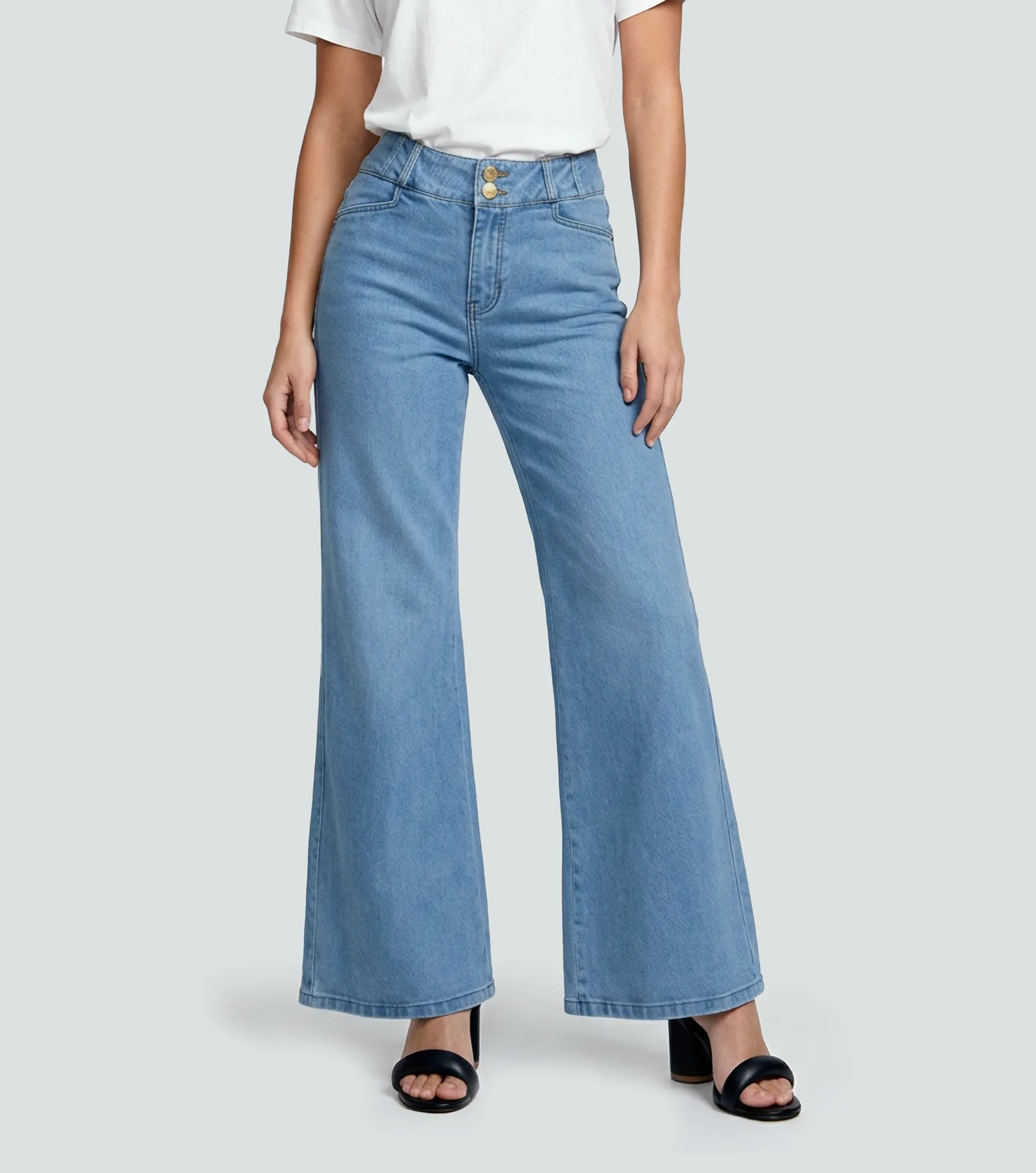 Jean Para Mujer Pull Up Bota Flare Praga Aura Derek 836297 AZ