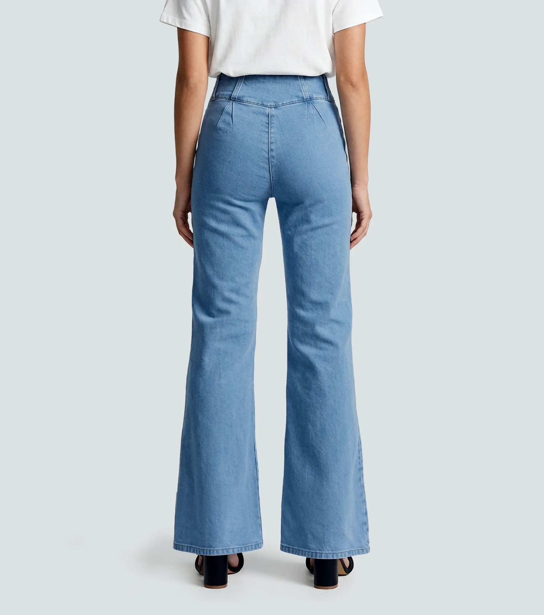 Jean Para Mujer Pull Up Bota Flare Praga Aura Derek 836297 AZ