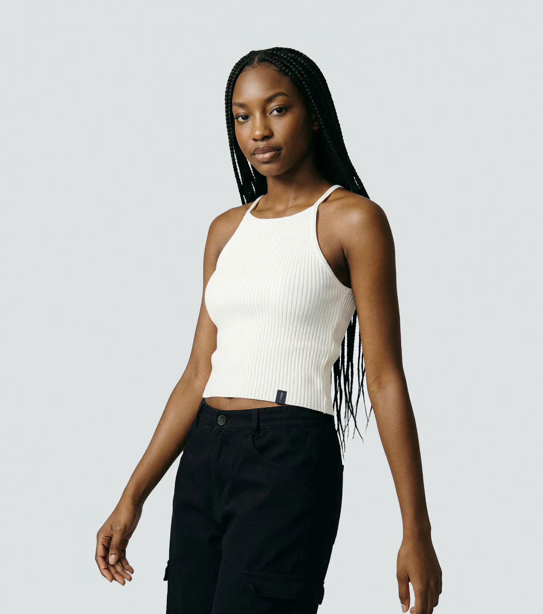 Lola Blusa Slim Fit Tejida De Tiras Typer 836768 AR