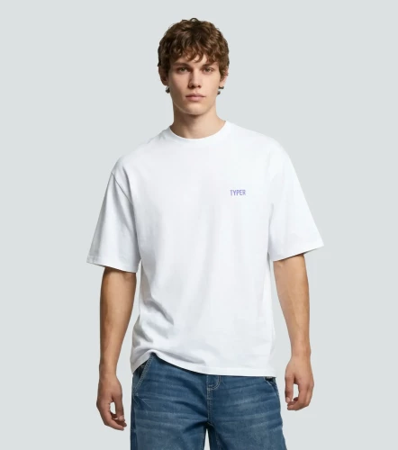 Mali T Shirt Oversize Estampada TyperBL