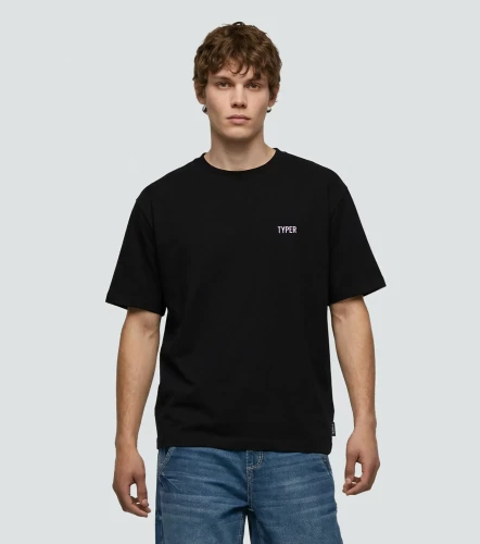 Mali T Shirt Oversize Estampada TyperNG