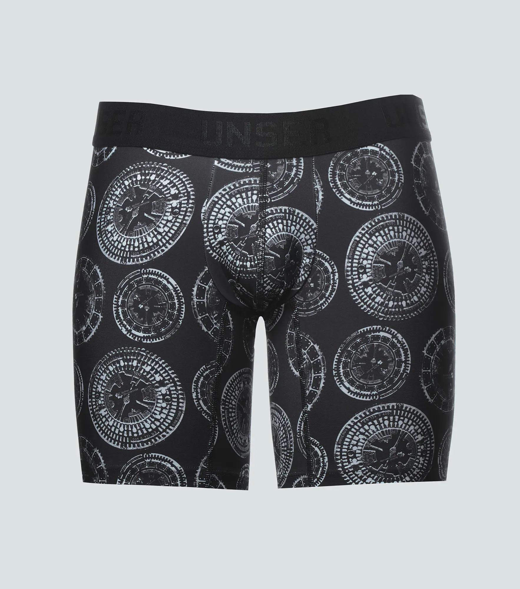 Marlon Boxer Microfibra Con Estampado De Reloj Unser 837142 NG