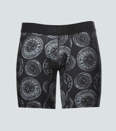 Marlon Boxer Microfibra Con Estampado De Reloj UnserNG