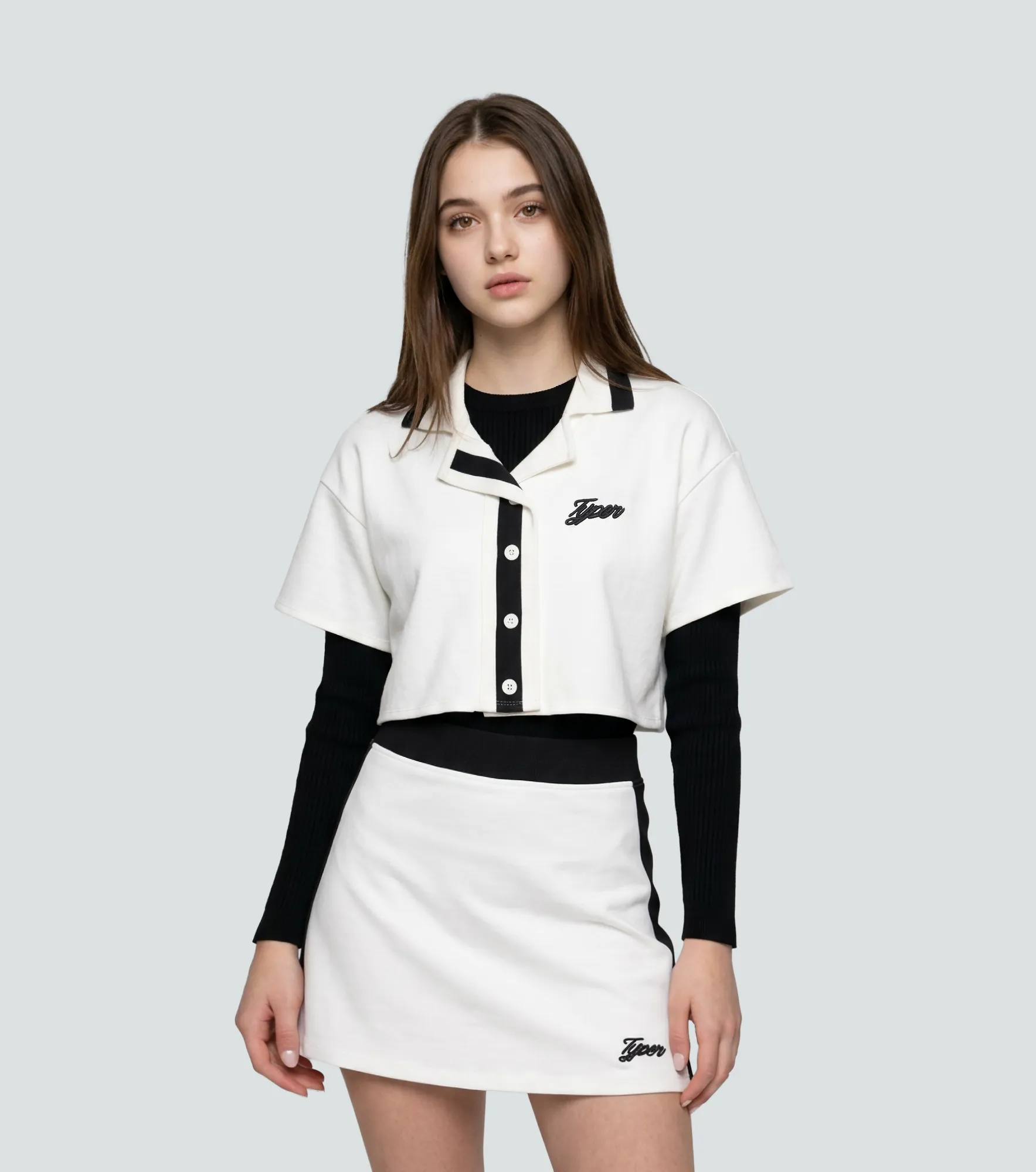 Mika Blusa Boxy Con Tejidos TyperBH