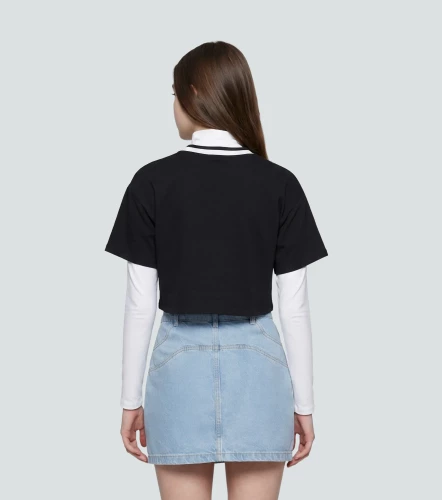 Mika Blusa Boxy Con Tejidos TyperNG