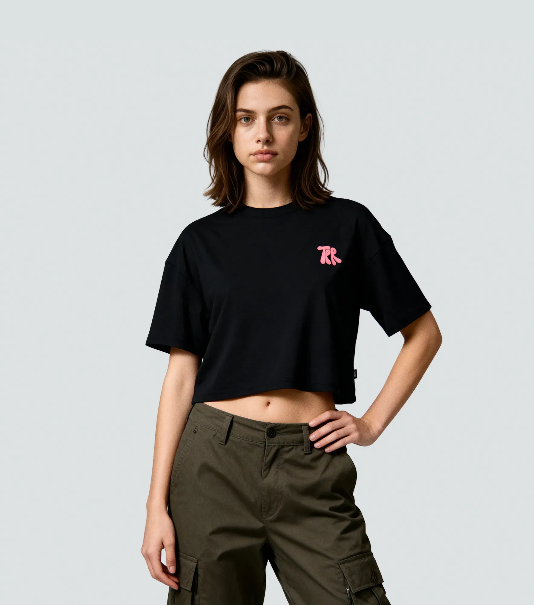 Naty T Shirt Oversize Estampada Typer 833674 BL