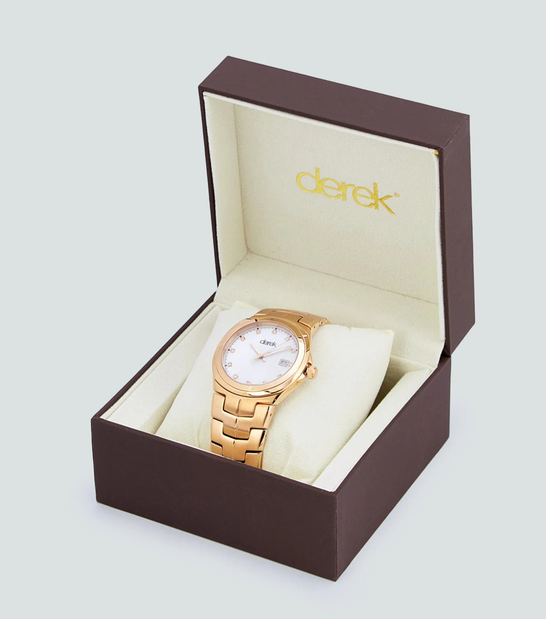 Reloj Para Mujer Pulso Metalico Derek 818027 DO