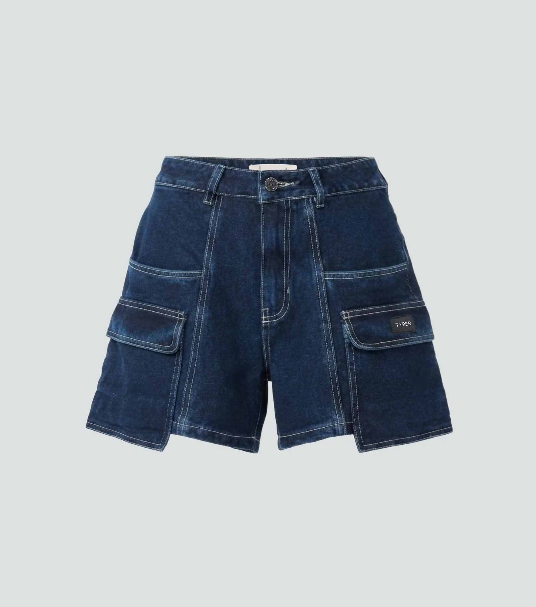 Sabrina Short Cargo En Denim Typer 834075 AZ