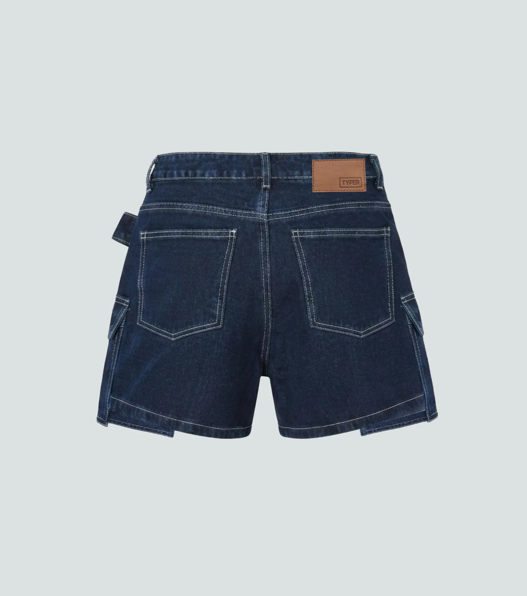 Sabrina Short Cargo En Denim Typer 834075 AZ