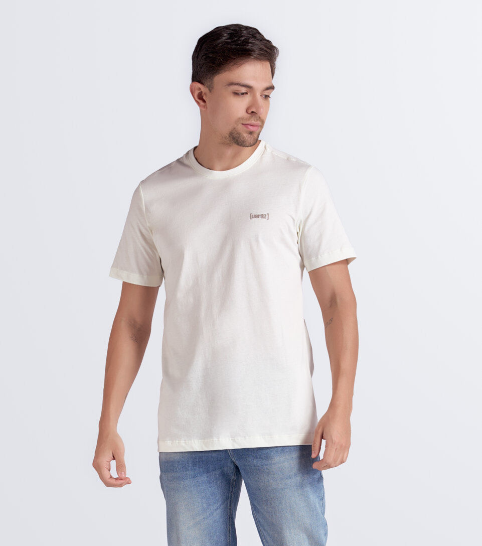 Slim Luis T Shirt Unicolor Estampado UnserAR