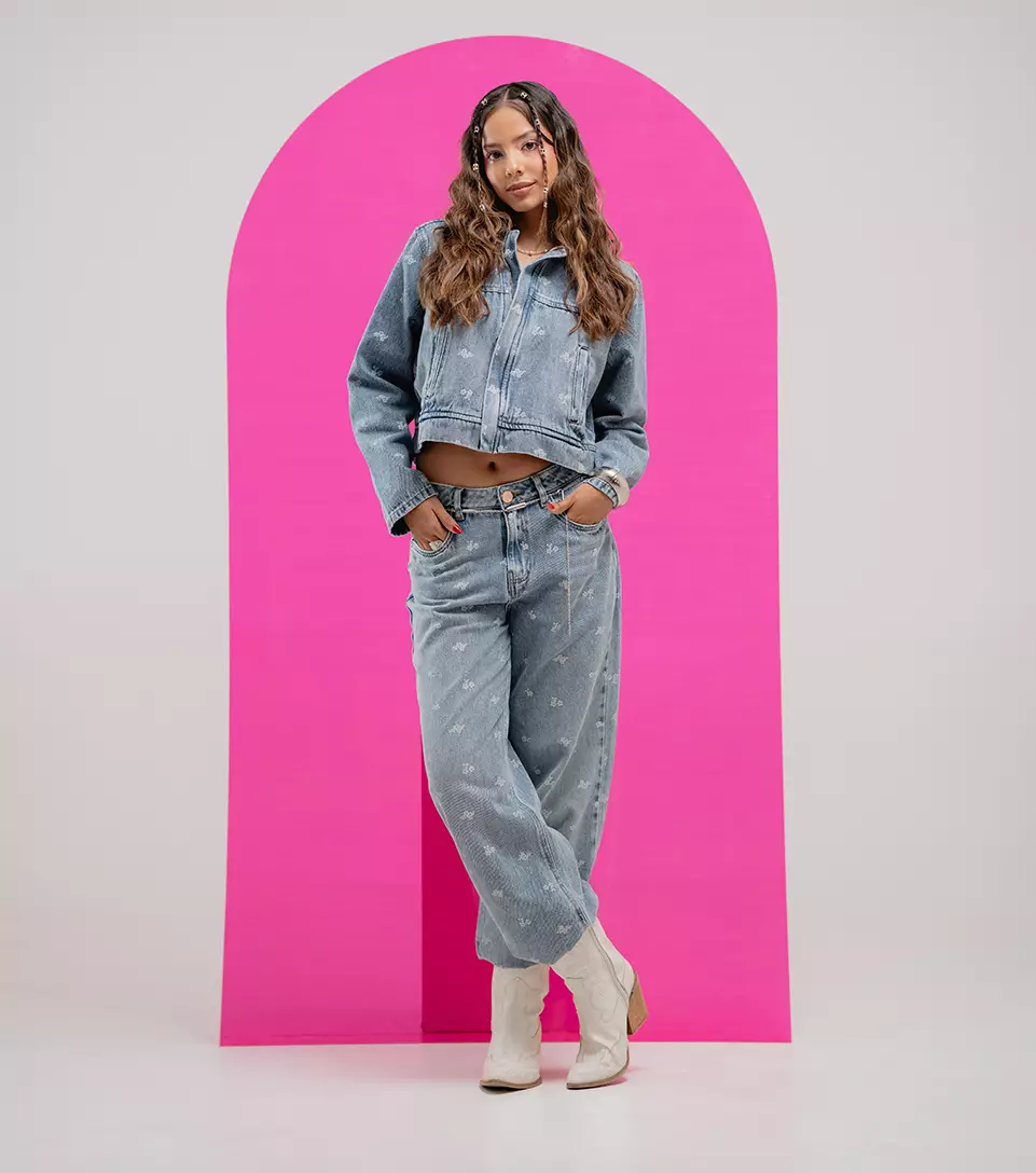 Denim frame